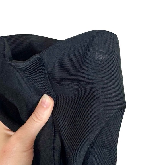 House of CB Aina Black Cut Out Bandage Midi Dress - Picture 9 of 16